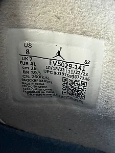 Кросівки Nike Air Jordan 4 Retro Military Blue - розмір 41 - фото 5