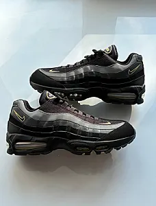 Кросівки Nike Air Max 95 OG Big Bubble Batman Black Buff Gold - розмір 46 - фото 3