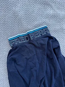 Fred Perry поло темно-синє - розмір 3XL - фото 4