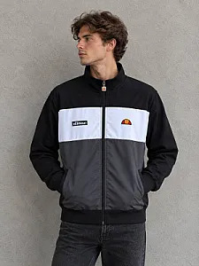 Ellesse вітровка чорно-біло-сіра - розмір S - фото 1