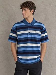 Lacoste поло синє - розмір M - фото 1