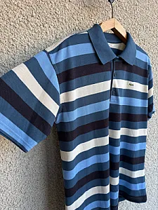 Lacoste поло синє - розмір M - фото 4