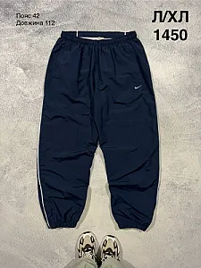 Nike спортивні штани темно-сині - розмір L - фото 1