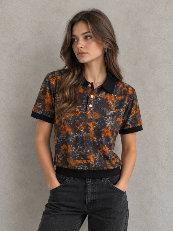 versace versus multicolor polo shirt - розмір M