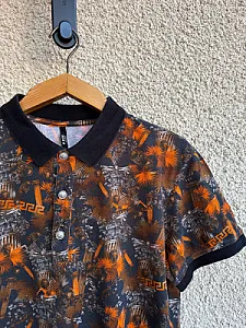 versace versus multicolor polo shirt - розмір M - фото 3