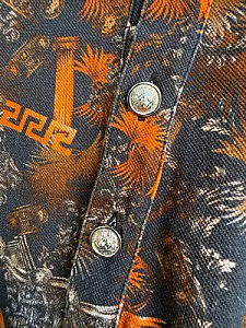 versace versus multicolor polo shirt - розмір M - фото 4