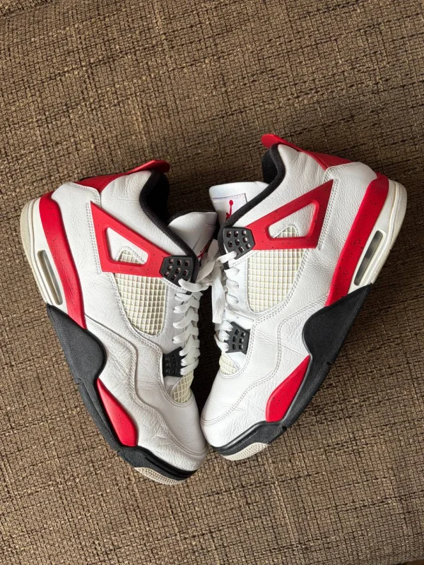 Кросівки Nike Air Jordan 4 Retro Red Cement - розмір 46