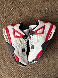 Кросівки Nike Air Jordan 4 Retro Red Cement - розмір 46 - фото 1