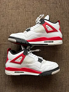 Кросівки Nike Air Jordan 4 Retro Red Cement - розмір 46 - фото 3