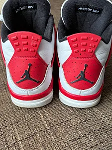 Кросівки Nike Air Jordan 4 Retro Red Cement - розмір 46 - фото 4