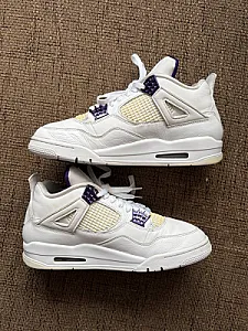 Кросівки Nike Air Jordan 4 Retro Metallic Purple - розмір 44 - фото 3