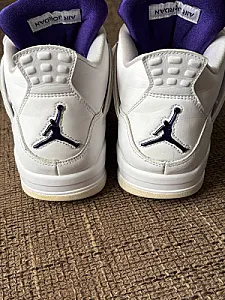 Кросівки Nike Air Jordan 4 Retro Metallic Purple - розмір 44 - фото 4