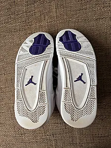 Кросівки Nike Air Jordan 4 Retro Metallic Purple - розмір 44 - фото 5