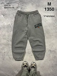 Ellesse утеплені спортивні штани сірі - розмір M - фото 1