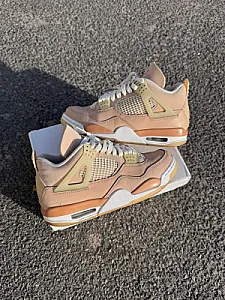 Nike Air Jordan 4 Retro Shimmer бежеві - розмір 38 - фото 1