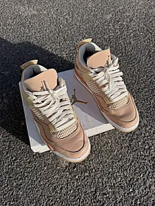 Nike Air Jordan 4 Retro Shimmer бежеві - розмір 38 - фото 2