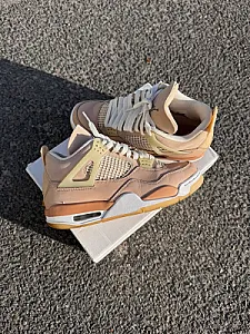 Nike Air Jordan 4 Retro Shimmer бежеві - розмір 38 - фото 5