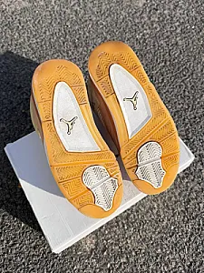 Nike Air Jordan 4 Retro Shimmer бежеві - розмір 38 - фото 6