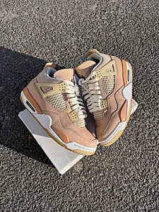 Nike Air Jordan 4 Retro Shimmer бежеві - розмір 38 - фото 7