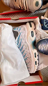 Nike Air Max TN Plus Marseille біло-блакитні - розмір 42 - фото 2