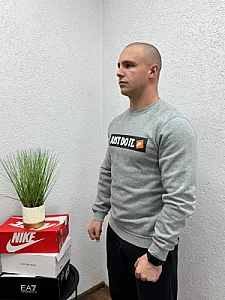 Nike світшот сірий - розмір M - фото 2