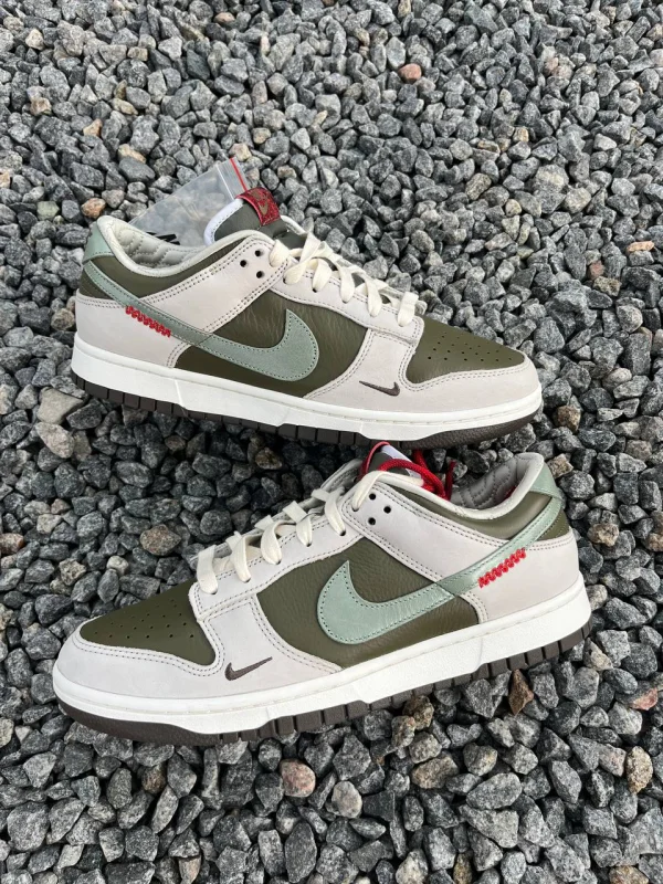 Nike Dunk Low Retro біло-оливкові - розмір 44