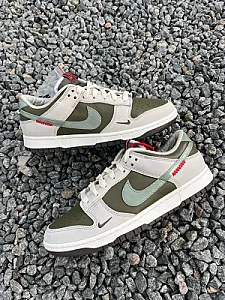 Nike Dunk Low Retro біло-оливкові - розмір 44 - фото 2