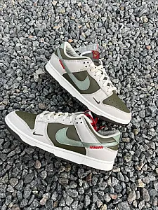 Nike Dunk Low Retro біло-оливкові - розмір 44 - фото 3