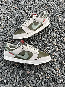 Nike Dunk Low Retro біло-оливкові - розмір 44 - фото 4
