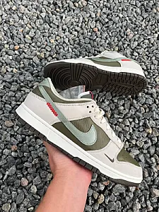 Nike Dunk Low Retro біло-оливкові - розмір 44 - фото 5
