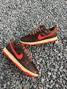 Nike Dunk Low Retro коричневі - розмір 42 - фото 4