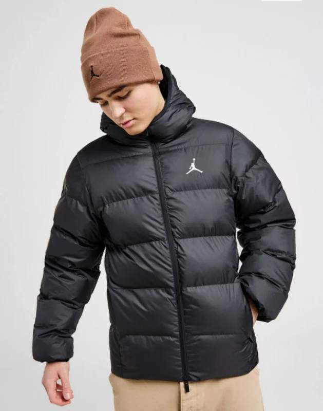 Nike Jordan Brooklyn пуховик чорний - розмір S