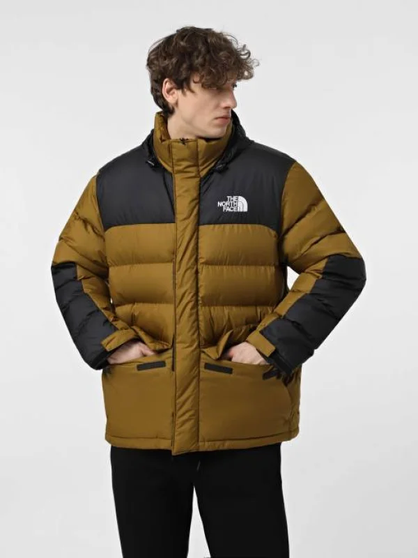 The North Face Limbara пуховик гірчично-чорний - розмір S