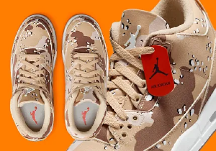 Nike Air Jordan 3 Retro TEX Desert Camo - розмір 44 - фото 2