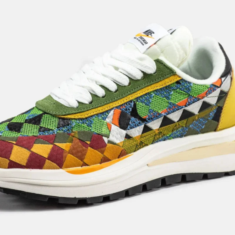 Jean Paul Gaultier x sacai x Nike LDVaporwaffle Woven Green Gusto - розмір 45
