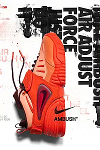 Nike Air Adjust Force x Ambush Light Madder Root червоні - розмір 46 - фото 2