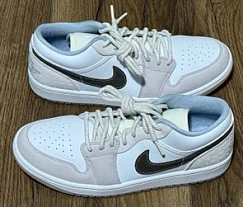 Nike Air Jordan 1 Low Coral Pink білі - розмір 44 - фото 2