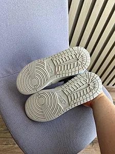 Nike Air Jordan 1 Mid білі із зеленим - розмір 39 - фото 6