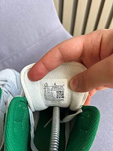 Nike Air Jordan 1 Mid білі із зеленим - розмір 39 - фото 7