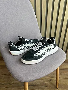 Vans Old Skool Checkerboard кеди чорно-білі - розмір 44 - фото 1