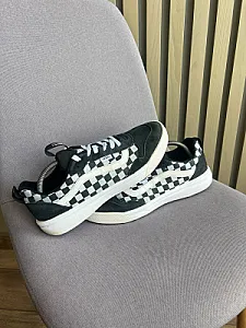 Vans Old Skool Checkerboard кеди чорно-білі - розмір 44 - фото 2
