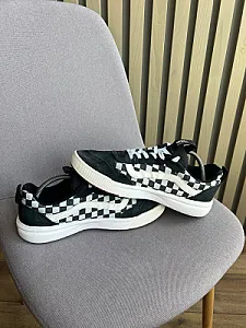 Vans Old Skool Checkerboard кеди чорно-білі - розмір 44 - фото 3