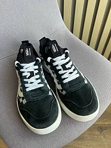 Vans Old Skool Checkerboard кеди чорно-білі - розмір 44 - фото 4