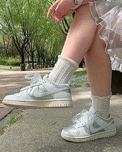 Nike Dunk Low MLTC Platinum білі - розмір 40 - фото 2