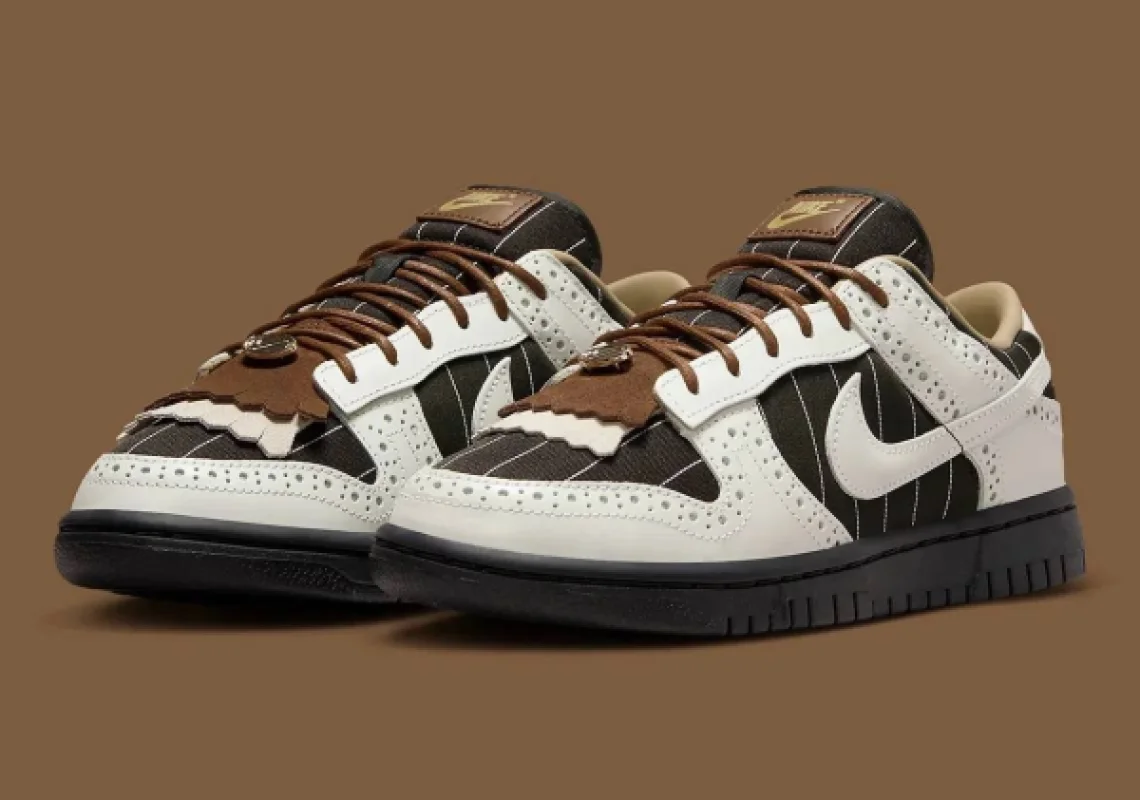 Nike Dunk Low Lux Brogue Pinstripe - розмір 40