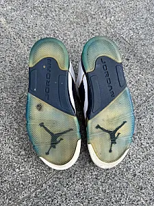 Nike Air Jordan 5 Low Dunk From Above біло-сині - розмір 45 - фото 4