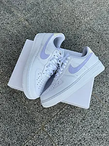 Nike Air Force 1 Low Oxygen Purple білі - розмір 43 - фото 6