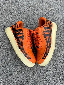 Nike Air Force 1 Low Skeleton помаранчеві - розмір 44 - фото 2