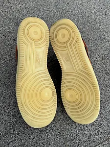 Nike Air Force 1 Low Skeleton помаранчеві - розмір 44 - фото 3