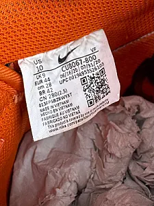 Nike Air Force 1 Low Skeleton помаранчеві - розмір 44 - фото 5
